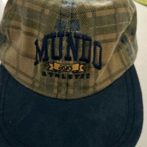 Asics Plaid Cap in yellow and Blue